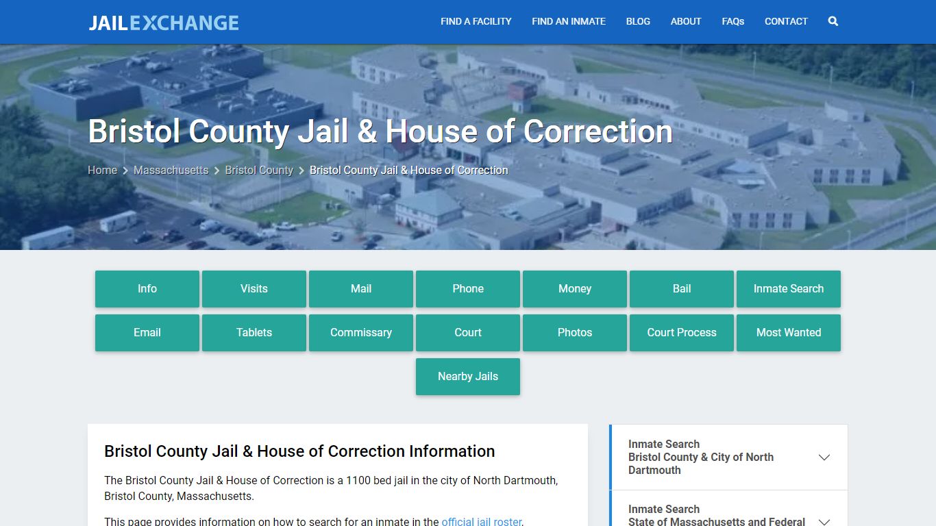 Bristol County Jail & House of Correction - Jail Exchange